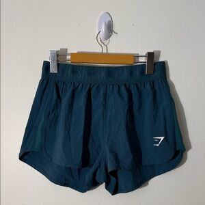 Gymshark Women's Training Loose Fit Shorts - Teal - Medium